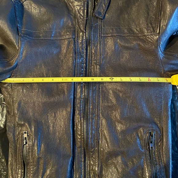 All Saints Brown Leather Jacket - Picture 5 of 13